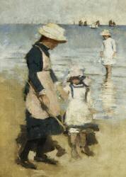 Children on the Beach (Stanhope Forbes) - Muzeo.com