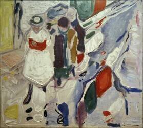 Children on the street (Edvard Munch) - Muzeo.com