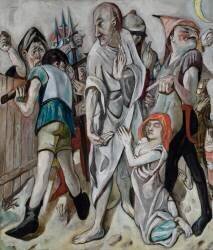Le Christ et la femme adultère (Max Beckmann) - Muzeo.com