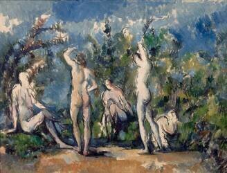 Cinq baigneurs (Paul Cézanne) - Muzeo.com