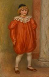 Claude Renoir en clown (Auguste Renoir) - Muzeo.com