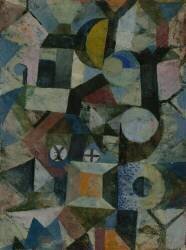 Composition avec la demi-lune jaune et le Y (Paul Klee) - Muzeo.com