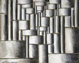 Composition tubulaire abstraite (Joaquin Torres-Garcia) - Muzeo.com