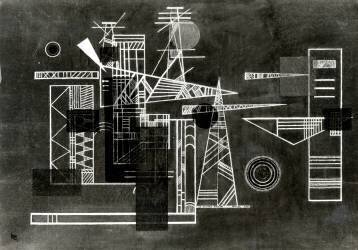 Construction avec des points (Wassily Kandinsky) - Muzeo.com