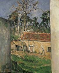 Cour de ferme à Auvers (Paul Cézanne) - Muzeo.com