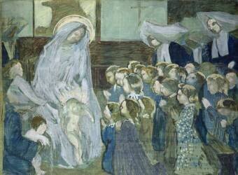 Croquis de la Vierge à l'école (Maurice Denis) - Muzeo.com