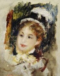 Dame en habits de ville (Auguste Renoir) - Muzeo.com