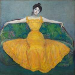 Dame en jaune (Max Kurzweil) - Muzeo.com