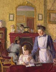 Dans la pépinière (Harold Gilman) - Muzeo.com