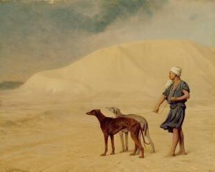 Dans le désert (Jean-Léon Gérôme) - Muzeo.com