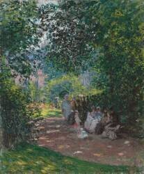 Dans le parc Monceau (Claude Monet) - Muzeo.com