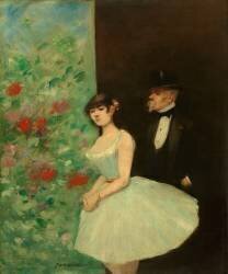 Dans les coulisses (Jean-Louis Forain) - Muzeo.com