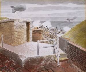 Défenses côtières (Eric Ravilious) - Muzeo.com