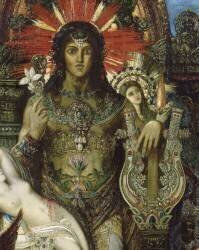 Détail de Jupiter et Sémélé (Gustave Moreau) - Muzeo.com
