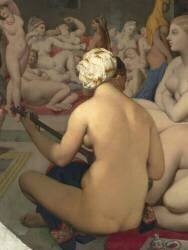 Détail du Bain turc (Jean-Auguste-Dominique Ingres) - Muzeo.com