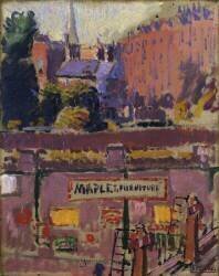 Depuis une fenêtre à Hampstead (Spencer Frederick Gore) - Muzeo.com