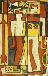 Deux figures (Joaquin Torres-Garcia) - Muzeo.com