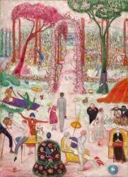 Dimanche Après-midi à la Campagne (Florine Stettheimer) - Muzeo.com