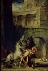 Diomède dévoré par ses chevaux (Gustave Moreau) - Muzeo.com