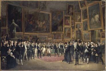 Distribution des récompenses aux artistes à la fin du Salon de 1824, le 15 janvier 1825 (Ronjat) - Muzeo.com