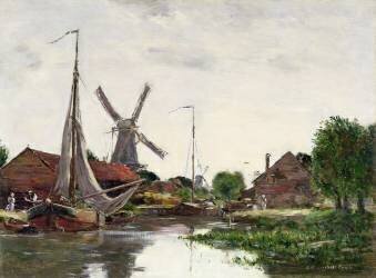 Dordrecht (Eugène Boudin) - Muzeo.com