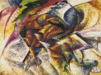 Dynamique d'un cycliste, 1913 (Umberto Boccioni) - Muzeo.com