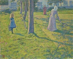 À Thuin ou La Partie de tennis (Theo van Rysselberghe) - Muzeo.com