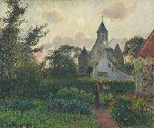 Eglise de Knocke (Belgique) (Camille Pissarro) - Muzeo.com