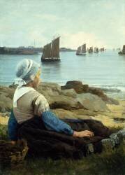 En Attendant son Retour (Edward Simmons) - Muzeo.com