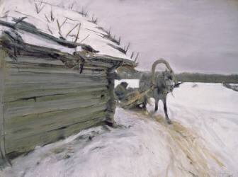En hiver (Valentin Serov) - Muzeo.com