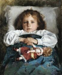 Enfant avec une poupée (Pavel Petrovic Trubetskoy) - Muzeo.com