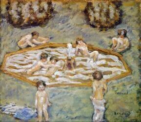 Enfants dans la piscine Enfants jouant dans l'eau (Pierre Bonnard) - Muzeo.com