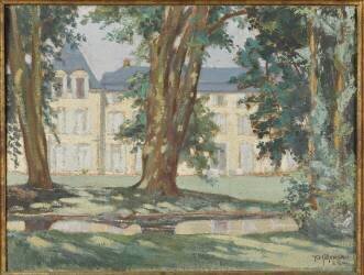 Entrée du château de Malmaison du côté (Florimond Metereau) - Muzeo.com