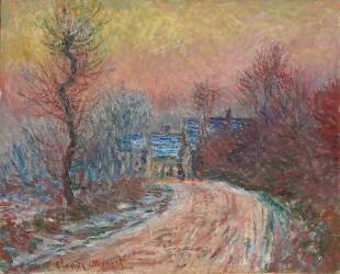 Entrée à Giverny en hiver (Claude Monet) - Muzeo.com