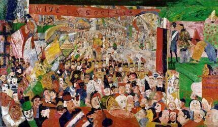 Entrée triomphale du Christ à Bruxelles (James Ensor) - Muzeo.com