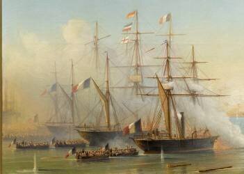 Episode de l'expédition de Cochinchine en 1859 (Antoine Léon Morel-Fatio) - Muzeo.com