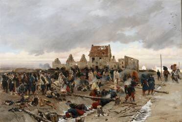 Episode du siège de Paris en 1870 (Alphonse de Neuville) - Muzeo.com