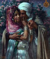 Esclave d'amour et Lumière des yeux : Abd-el-Gheram et Nouriel-Aïn (légende arabe) (Etienne Dinet) - Muzeo.com