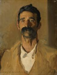 Étude d'un paysan sicilien (John Singer Sargent) - Muzeo.com