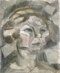 Etude pour la Tête de l'Abondance (Henri Le Fauconnier) - Muzeo.com