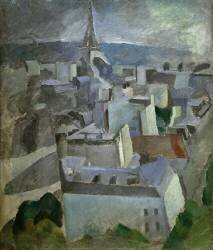 Etude pour la ville de Paris (Robert Delaunay) - Muzeo.com