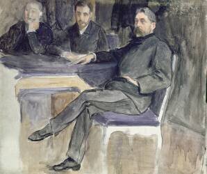 Étude pour un portrait de Stéphane Mallarmé (Jacques-Emile Blanche) - Muzeo.com