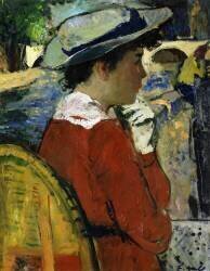 Eugénie sur le bord de la Seine (Francois Gall) - Muzeo.com