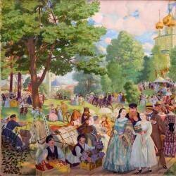 Fête de la Sainte Trinité (Boris Mikhailovich Kustodiev) - Muzeo.com
