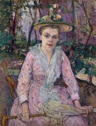 Femme avec un Parapluie (Henri de Toulouse-Lautrec) - Muzeo.com
