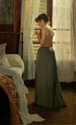 Femme chez elle (Santiago Rusiñol) - Muzeo.com