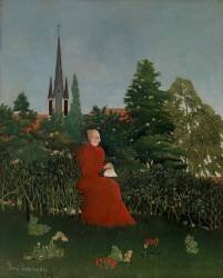Femme dans un Paysage (Henri Rousseau) - Muzeo.com