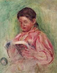 Femme qui lit (Auguste Renoir) - Muzeo.com
