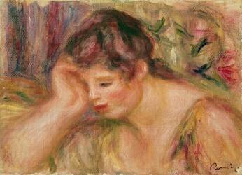 Femme se penchant (Auguste Renoir) - Muzeo.com