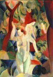 Femmes se baignant (August Macke) - Muzeo.com